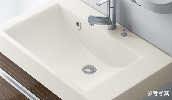 人造大理石ボウル一体型カウンター